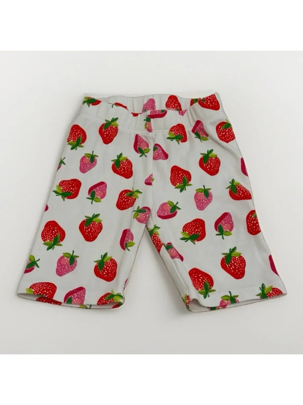 Gymboree Strawberry Applique Dress & Bike Shorts Matching Set size 6 100% Cotton